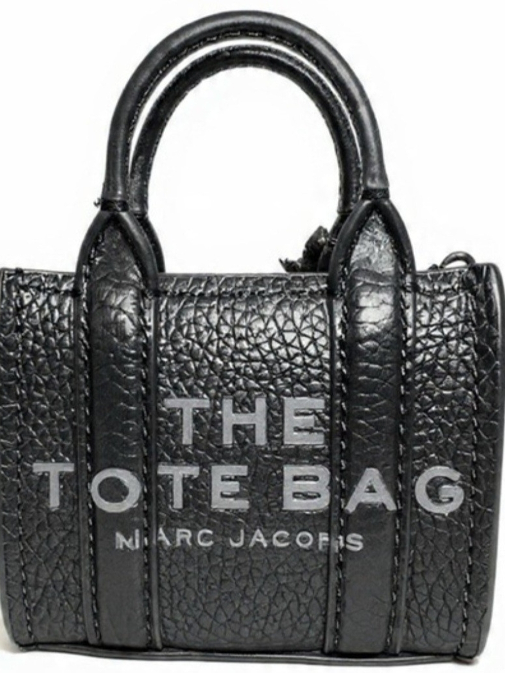 The Tote Bag Black Mini Leather Charm by Marc Jacobs - Picture 6 of 6